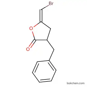 Molecular Structure of 716316-81-3 (2(3H)-Furanone, 5-(bromomethylene)dihydro-3-(phenylmethyl)-, (5E)-)