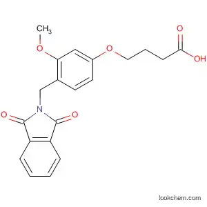 Molecular Structure of 725734-83-8 (Butanoic acid,
4-[4-[(1,3-dihydro-1,3-dioxo-2H-isoindol-2-yl)methyl]-3-methoxyphenoxy
]-)