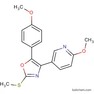 Pyridine, 2-methoxy-5-[5-(4-methoxyphenyl)-2-(methylthio)-4-oxazolyl]-