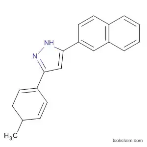 Molecular Structure of 73724-26-2 (1H-Pyrazole, 4,5-dihydro-3-(4-methylphenyl)-5-(2-naphthalenyl)-)