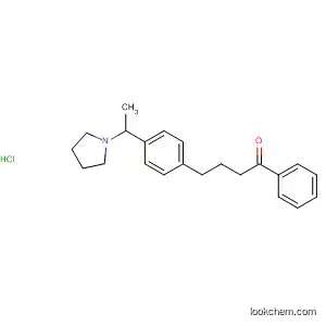 1-Butanone, 1-phenyl-4-[4-[1-(1-pyrrolidinyl)ethyl]phenyl]-, hydrochloride