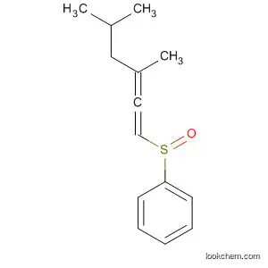 Molecular Structure of 750775-55-4 (Benzene, [(3,5-dimethyl-1,2-hexadienyl)sulfinyl]-)