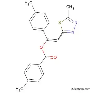 Molecular Structure of 757231-17-7 (Benzoic acid, 4-methyl-,
1-(4-methylphenyl)-2-(5-methyl-1,3,4-thiadiazol-2-yl)ethenyl ester)