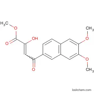 2-Butenoic acid, 4-(6,7-dimethoxy-2-naphthalenyl)-2-hydroxy-4-oxo-,
methyl ester