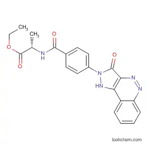 L-Alanine,
N-[4-(1,3-dihydro-3-oxo-2H-pyrazolo[4,3-c]cinnolin-2-yl)benzoyl]-, ethyl
ester