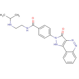 Benzamide,  4-(1,3-dihydro-3-oxo-2H-pyrazolo[4,3-c]cinnolin-2-yl)-N-[2-[(1-methyleth  yl)amino]ethyl]-