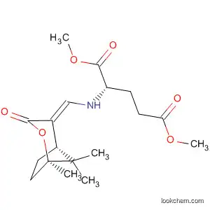 Molecular Structure of 769134-05-6 (L-Glutamic acid,
N-[(E)-[(1R,5S)-1,8,8-trimethyl-3-oxo-2-oxabicyclo[3.2.1]oct-4-ylidene]
methyl]-, dimethyl ester)