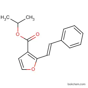 Molecular Structure of 773885-06-6 (3-Furancarboxylic acid, 2-[(1E)-2-phenylethenyl]-, 1-methylethyl ester)