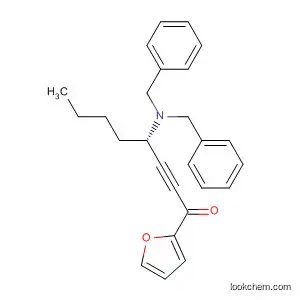 2-Octyn-1-one, 4-[bis(phenylmethyl)amino]-1-(2-furanyl)-, (4S)-