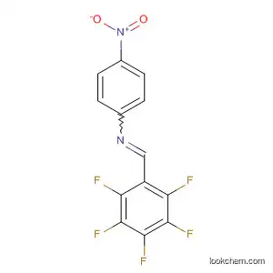 Molecular Structure of 78161-63-4 (Benzenamine, 4-nitro-N-[(pentafluorophenyl)methylene]-)