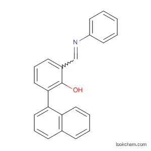 Phenol, 2-(1-naphthalenyl)-6-[(phenylimino)methyl]-