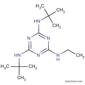 Molecular Structure of 80587-79-7 (1,3,5-Triazine-2,4,6-triamine, N,N'-bis(1,1-dimethylethyl)-N''-ethyl-)