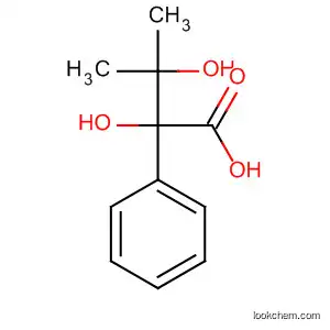 Molecular Structure of 81390-09-2 (Benzeneacetic acid, a-hydroxy-a-(1-hydroxy-1-methylethyl)-)