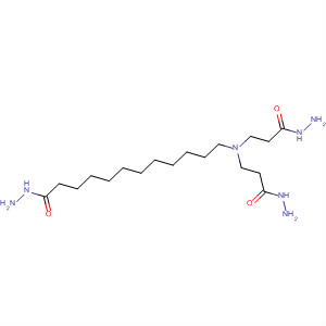 Molecular Structure of 99762-00-2 (Dodecanoic acid, 12-[bis(3-hydrazino-3-oxopropyl)amino]-, hydrazide)