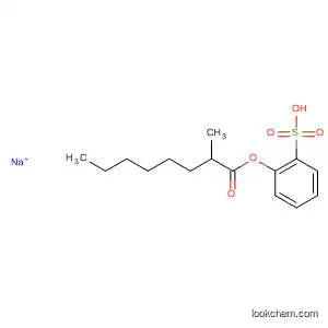 Molecular Structure of 648894-33-1 (Octanoic acid, 2-methyl-, sulfophenyl ester, sodium salt)