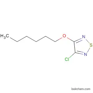 Molecular Structure of 178369-94-3 (1,2,5-Thiadiazole, 3-chloro-4-(hexyloxy)-)