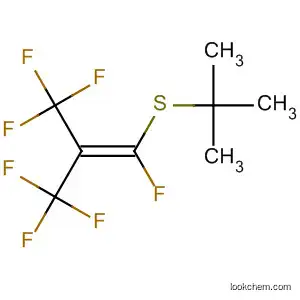 Molecular Structure of 651719-51-6 (1-Propene,
1-[(1,1-dimethylethyl)thio]-1,3,3,3-tetrafluoro-2-(trifluoromethyl)-)