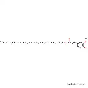 Molecular Structure of 101959-30-2 (2-Propenoic acid, 3-(4-hydroxy-3-methoxyphenyl)-, tricosyl ester, (2E)-)