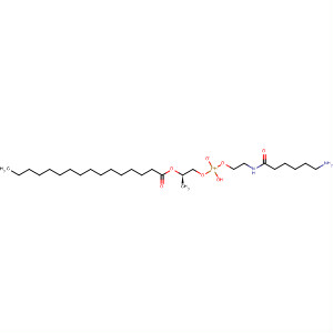 Hexadecanoic acid,
1-(13-amino-3-hydroxy-3-oxido-8-oxo-2,4-dioxa-7-aza-3-phosphatridec
-1-yl)-1,2-ethanediyl ester, (R)-