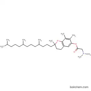 Glycine, N,N-dimethyl-,
3,4-dihydro-2,7,8-trimethyl-2-(4,8,12-trimethyltridecyl)-2H-1-benzopyran
-6-yl ester