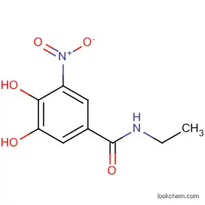 Molecular Structure of 141656-25-9 (Benzamide, N-ethyl-3,4-dihydroxy-5-nitro-)