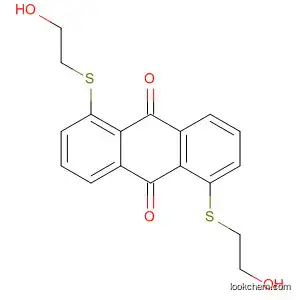 Molecular Structure of 149642-48-8 (9,10-Anthracenedione, 1,5-bis[(2-hydroxyethyl)thio]-)