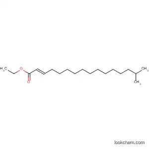 Molecular Structure of 157922-18-4 (2-Hexadecenoic acid, 15-methyl-, ethyl ester, (2E)-)