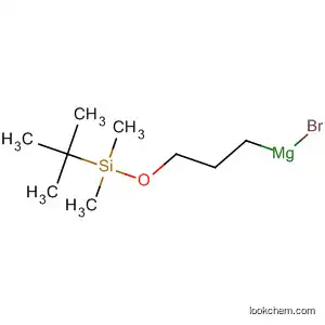 Molecular Structure of 158529-76-1 (Magnesium, bromo[3-[[(1,1-dimethylethyl)dimethylsilyl]oxy]propyl]-)