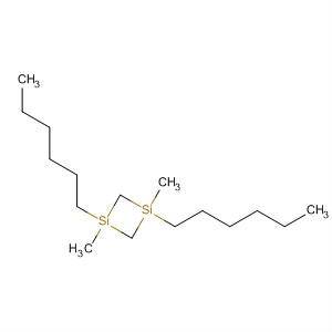 Molecular Structure of 160053-05-4 (1,3-Disilacyclobutane, 1,3-dihexyl-1,3-dimethyl-)