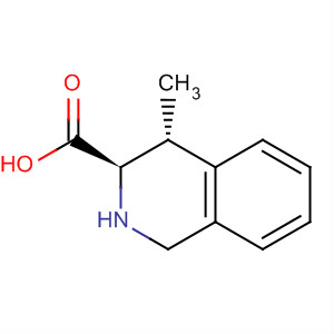 Molecular Structure of 160080-85-3 (3-Isoquinolinecarboxylic acid, 1,2,3,4-tetrahydro-4-methyl-, (3R,4R)-rel-)