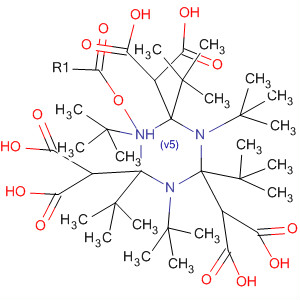 Molecular Structure of 161870-29-7 (Propanedioic acid,
2,2',2''-(1,3,5-triazine-2,4,6(1H,3H,5H)-triylidene)tris-,
hexakis(1,1-dimethylethyl) ester)