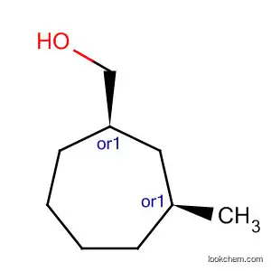 Molecular Structure of 167286-48-8 (Cycloheptanemethanol, 3-methyl-, (1R,3S)-rel-)