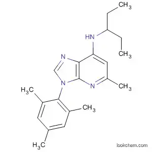 3H-Imidazo[4,5-b]pyridin-7-amine,
N-(1-ethylpropyl)-5-methyl-3-(2,4,6-trimethylphenyl)-