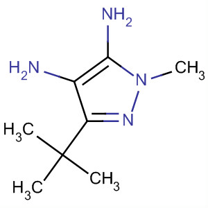 Molecular Structure of 184173-43-1 (1H-Pyrazole-4,5-diamine, 3-(1,1-dimethylethyl)-1-methyl-)