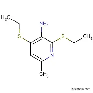 Molecular Structure of 186898-82-8 (3-Pyridinamine, 2,4-bis(ethylthio)-6-methyl-)
