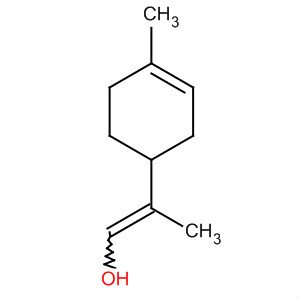 Molecular Structure of 1946-01-6 (1-Propen-1-ol, 2-(4-methyl-3-cyclohexen-1-yl)-)