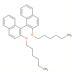 Molecular Structure of 199009-48-8 (1,1'-Binaphthalene, 2,2'-bis(hexyloxy)-)