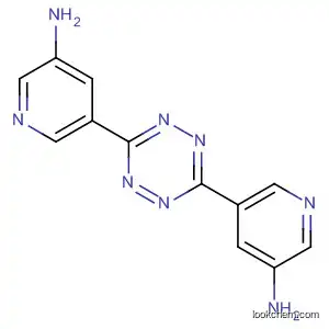 Molecular Structure of 199384-86-6 (3-Pyridinamine, 6,6'-(1,2,4,5-tetrazine-3,6-diyl)bis-)