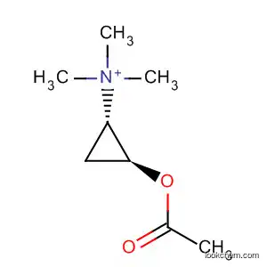 Molecular Structure of 21408-92-4 (Cyclopropanaminium, 2-(acetyloxy)-N,N,N-trimethyl-, (1S,2S)-)