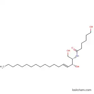 Molecular Structure of 215163-92-1 (Hexanamide,
6-hydroxy-N-[(1S,2R,3E)-2-hydroxy-1-(hydroxymethyl)-3-heptadecenyl]-)