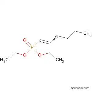 Molecular Structure of 23897-49-6 (Phosphonic acid, 1-hexenyl-, diethyl ester)