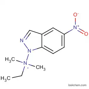 Molecular Structure of 36173-99-6 (1H-Indazole-1-ethanamine, N,N-dimethyl-5-nitro-)