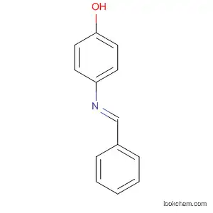 Molecular Structure of 40340-14-5 (Phenol, 4-[(E)-(phenylmethylene)amino]-)
