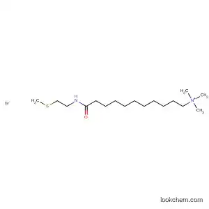 Molecular Structure of 440653-08-7 (1-Undecanaminium,
N,N,N-trimethyl-11-[[2-(methylthio)ethyl]amino]-11-oxo-, bromide)