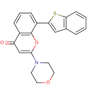 4H-1-Benzopyran-4-one, 8-benzo[b]thien-2-yl-2-(4-morpholinyl)-(503468-90-4)