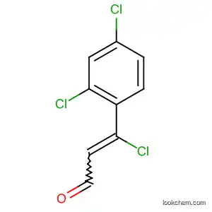 Molecular Structure of 505084-73-1 (2-Propenal, 3-chloro-3-(2,4-dichlorophenyl)-)