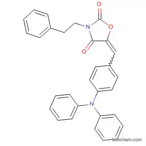 Molecular Structure of 506426-96-6 (2,4-Oxazolidinedione,
5-[[4-(diphenylamino)phenyl]methylene]-3-(2-phenylethyl)-)