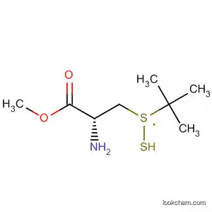 Molecular Structure of 51499-82-2 (L-Alanine, 3-[(1,1-dimethylethyl)dithio]-, methyl ester)