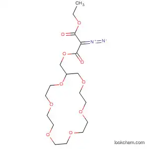 Molecular Structure of 524675-36-3 (Propanedioic acid, diazo-, ethyl
1,4,7,10,13,16-hexaoxacyclooctadec-2-ylmethyl ester)