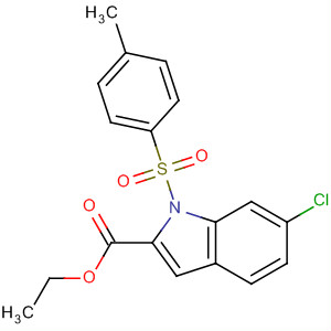 1H-Indole-2-carboxylic acid, 6-chloro-1-[(4-methylphenyl)sulfonyl]-, ethyl
ester